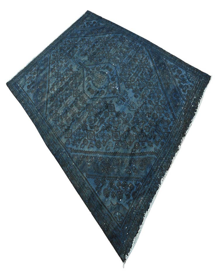 Detail image of 6' 1 x 8' 2  Hand Knotted Ultra Vintage Persian Wool Rug