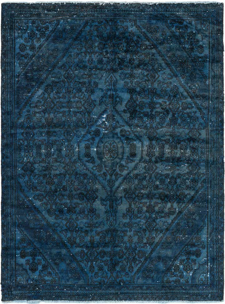 6' 1 x 8' 2 Hand Knotted Ultra Vintage Persian Wool Rug