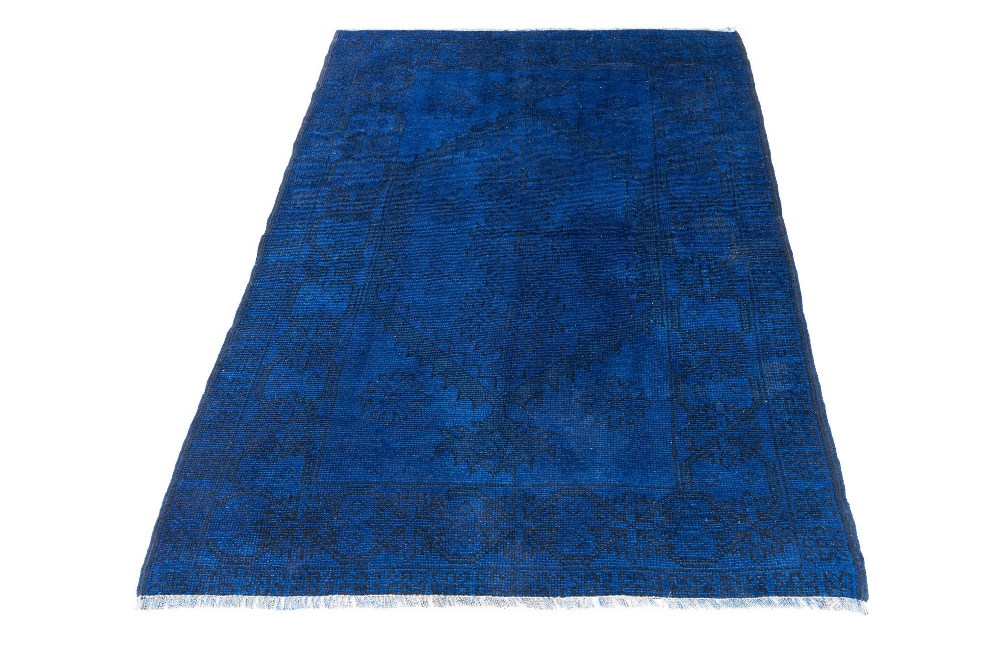 4' 3 x 5' 10 Hand Knotted Ultra Vintage Persian Wool Rug
