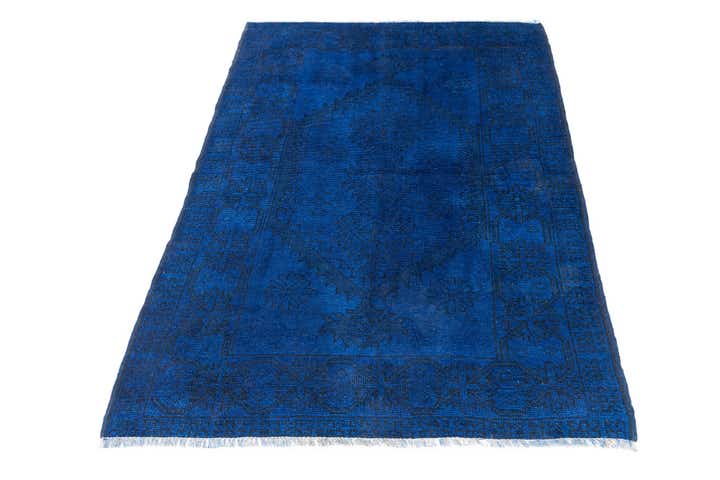4' 3 x 5' 10 Hand Knotted Ultra Vintage Persian Wool Rug