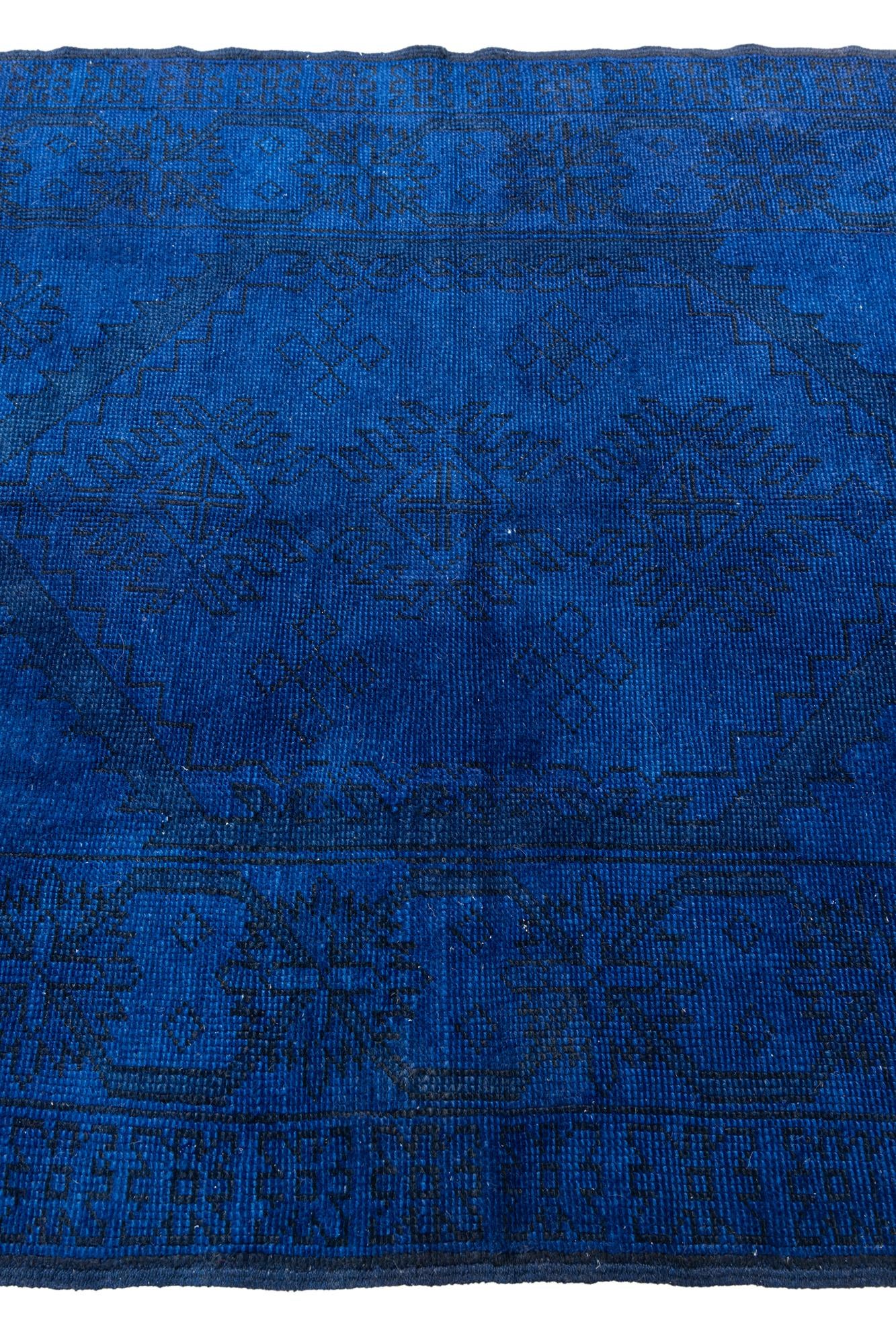 4' 3 x 5' 10 Hand Knotted Ultra Vintage Persian Wool Rug