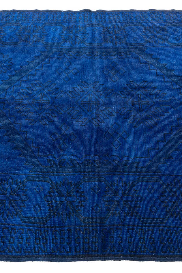 Detail image of 4' 3 x 5' 10 Hand Knotted Ultra Vintage Persian Wool Rug