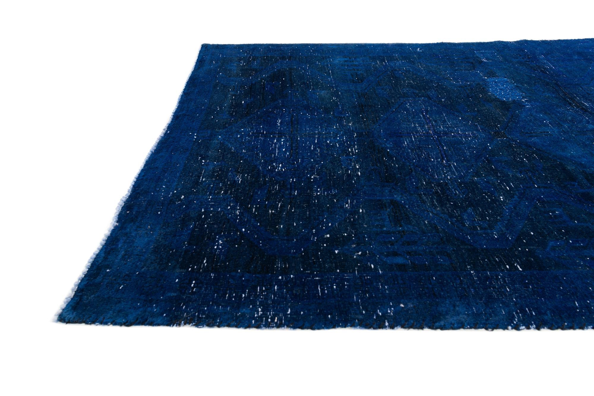 4' 4 x 8' 5 Hand Knotted Ultra Vintage Persian Wool Rug