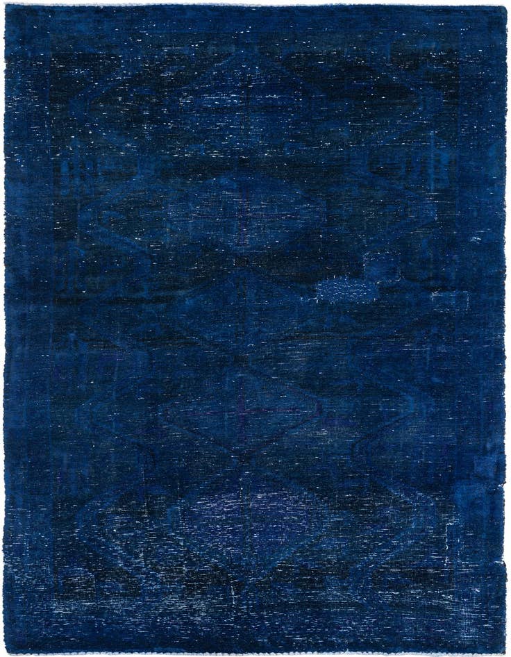 Detail image of 4' 4 x 8' 5 Hand Knotted Ultra Vintage Persian Wool Rug