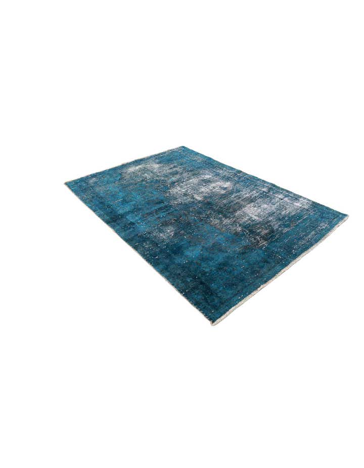 4' x 6' Hand Knotted Ultra Vintage Persian Wool Rug