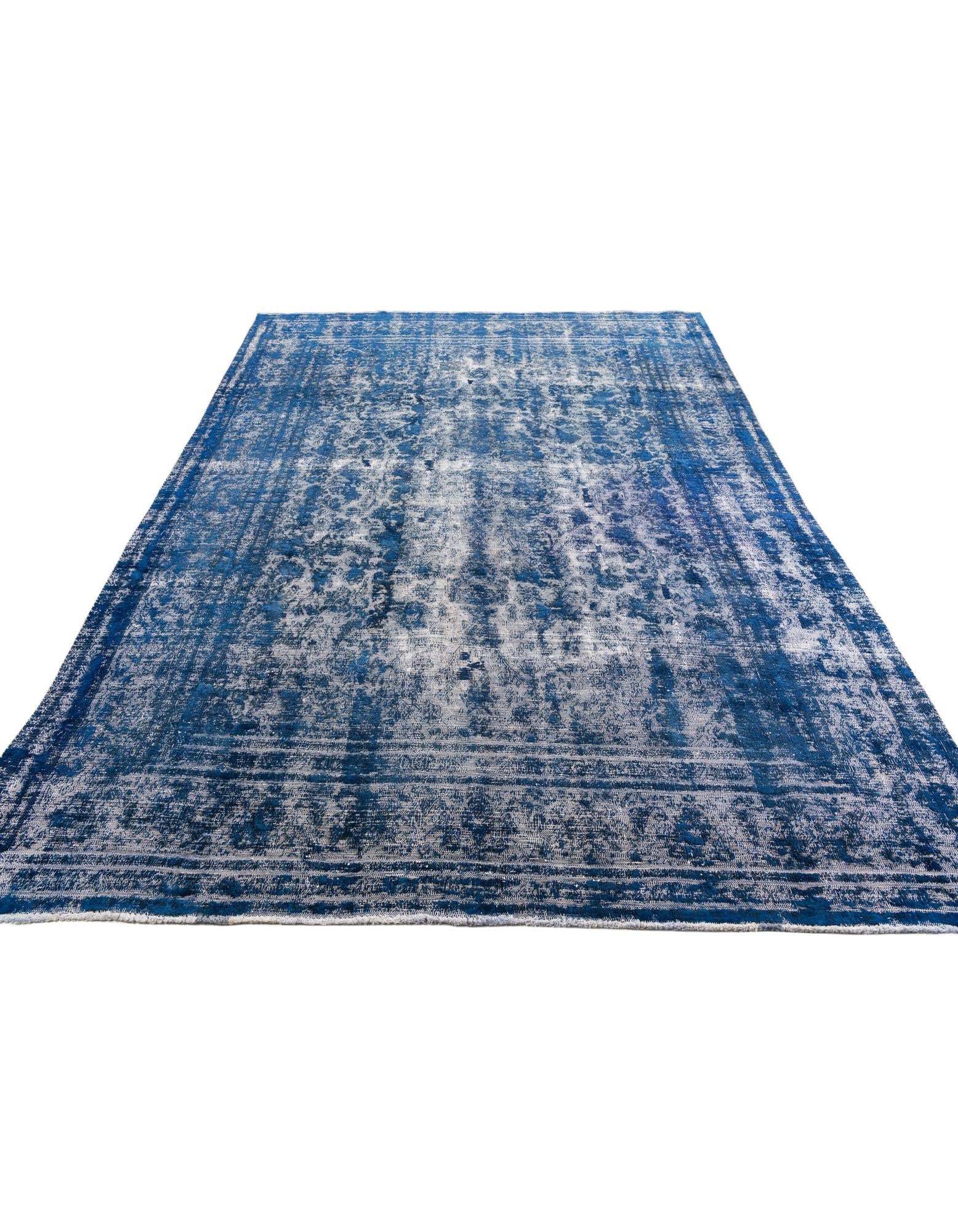 8' 10 x 12' 4 Hand Knotted Ultra Vintage Persian Wool Rug