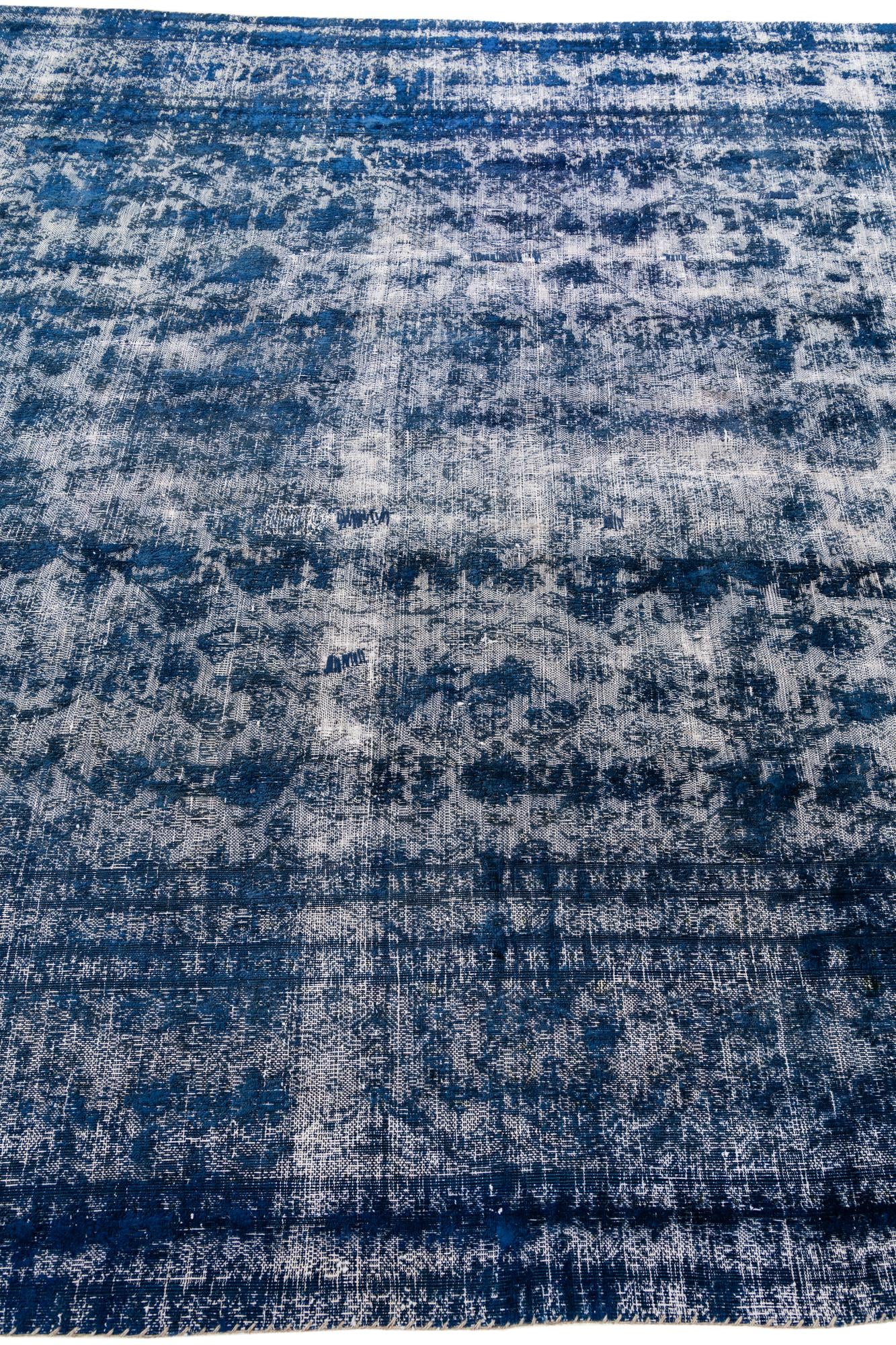 8' 10 x 12' 4 Hand Knotted Ultra Vintage Persian Wool Rug