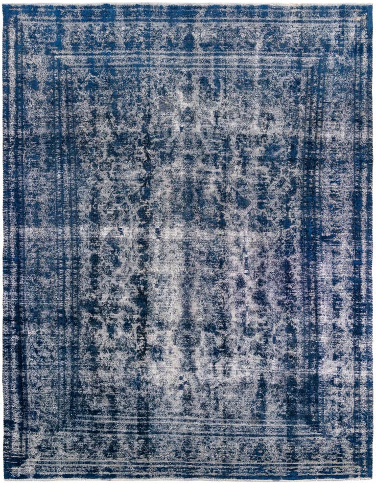 Detail image of 8' 10 x 12' 4 Hand Knotted Ultra Vintage Persian Wool Rug