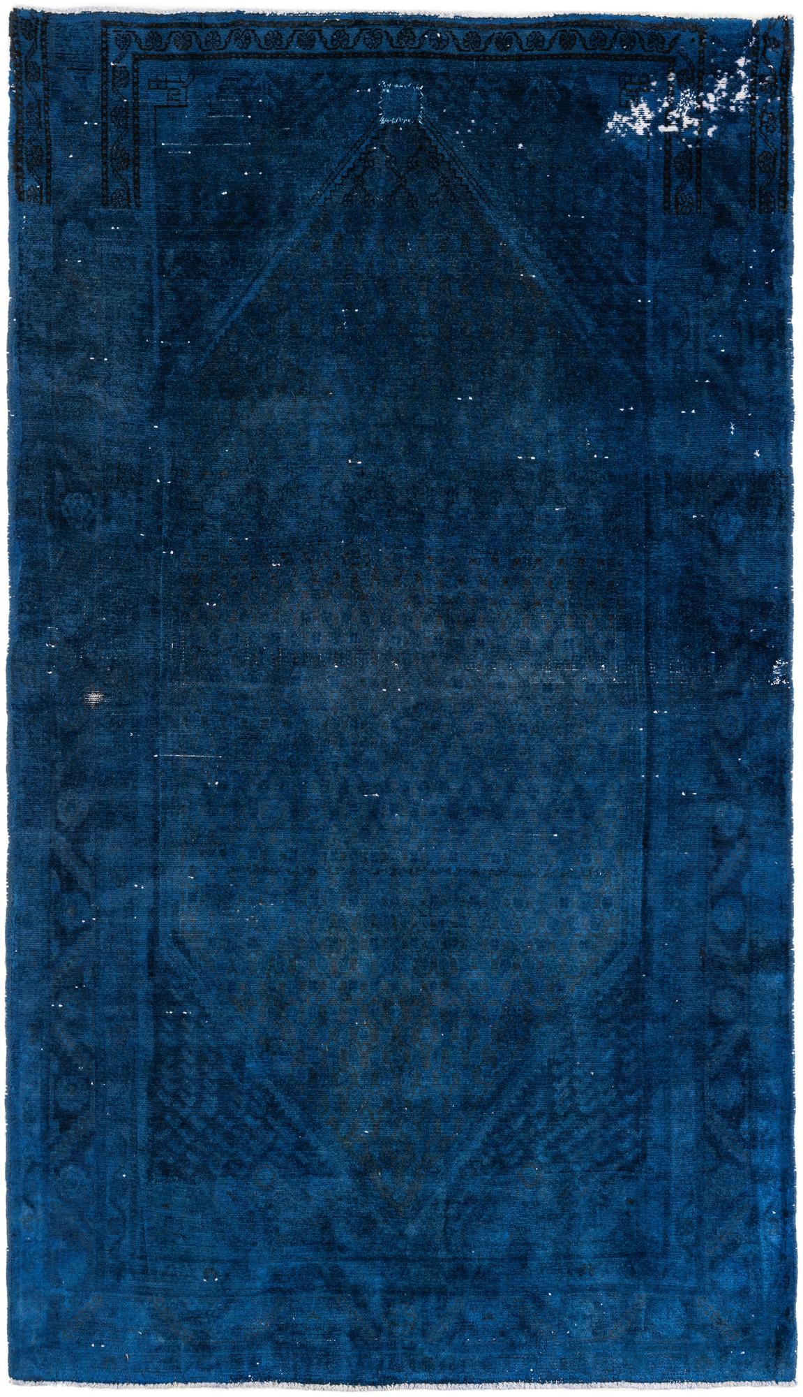 4' 10 x 8' 8 Hand Knotted Ultra Vintage Persian Wool Rug