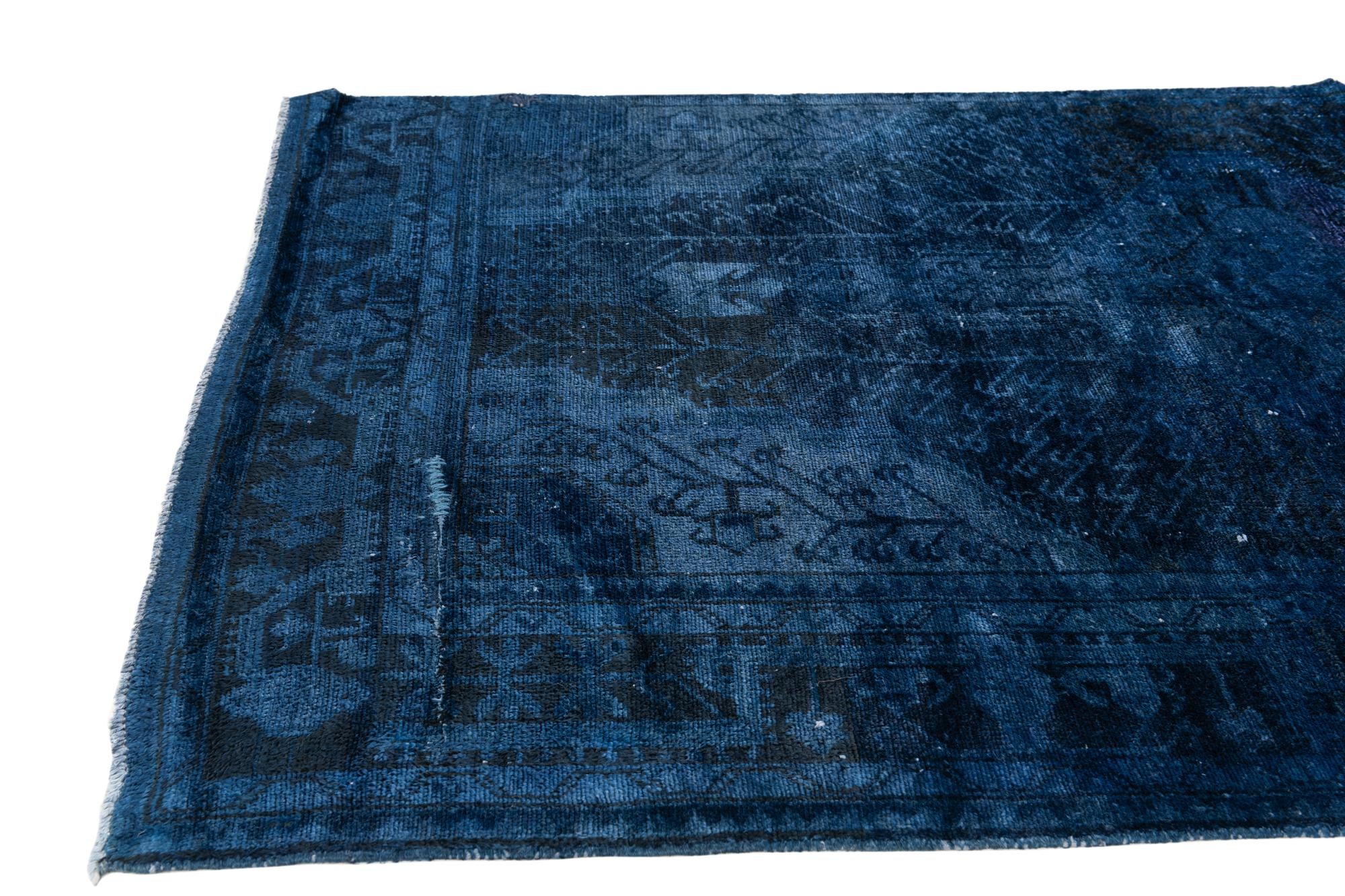 3' 10 x 7' 1 Hand Knotted Ultra Vintage Persian Wool Rug