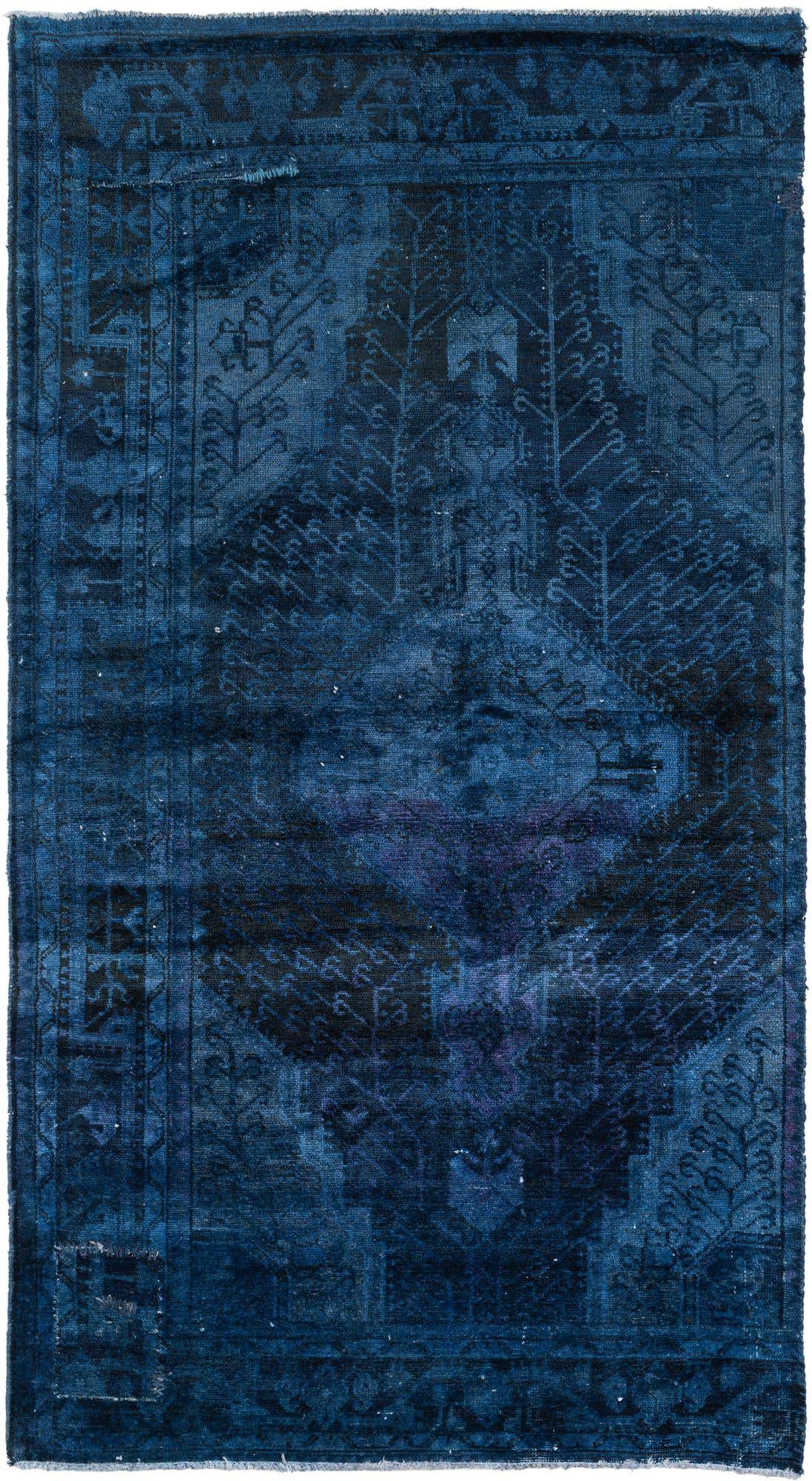 3' 10 x 7' 1 Hand Knotted Ultra Vintage Persian Wool Rug