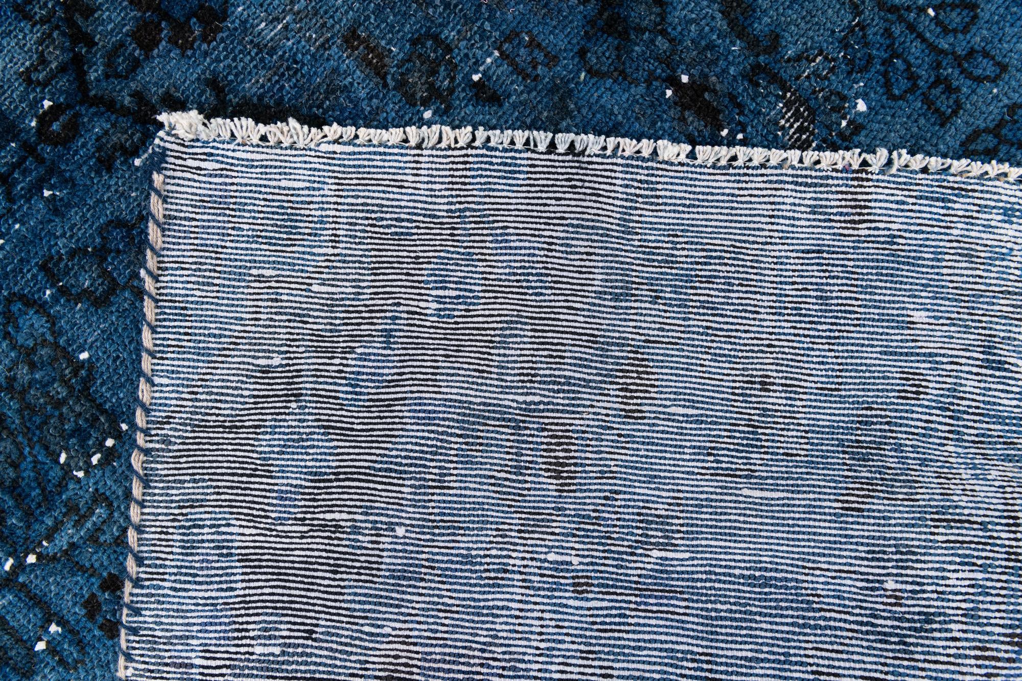 4' 7 x 6' 8 Hand Knotted Ultra Vintage Persian Wool Rug