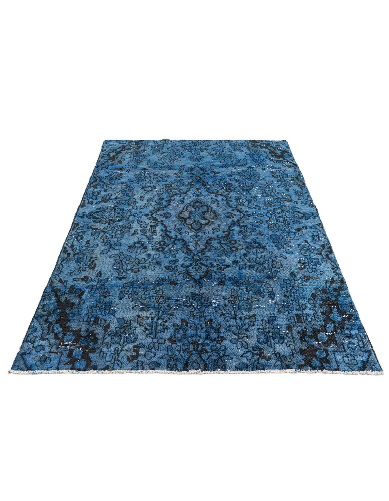 4' 7 x 6' 8 Hand Knotted Ultra Vintage Persian Wool Rug