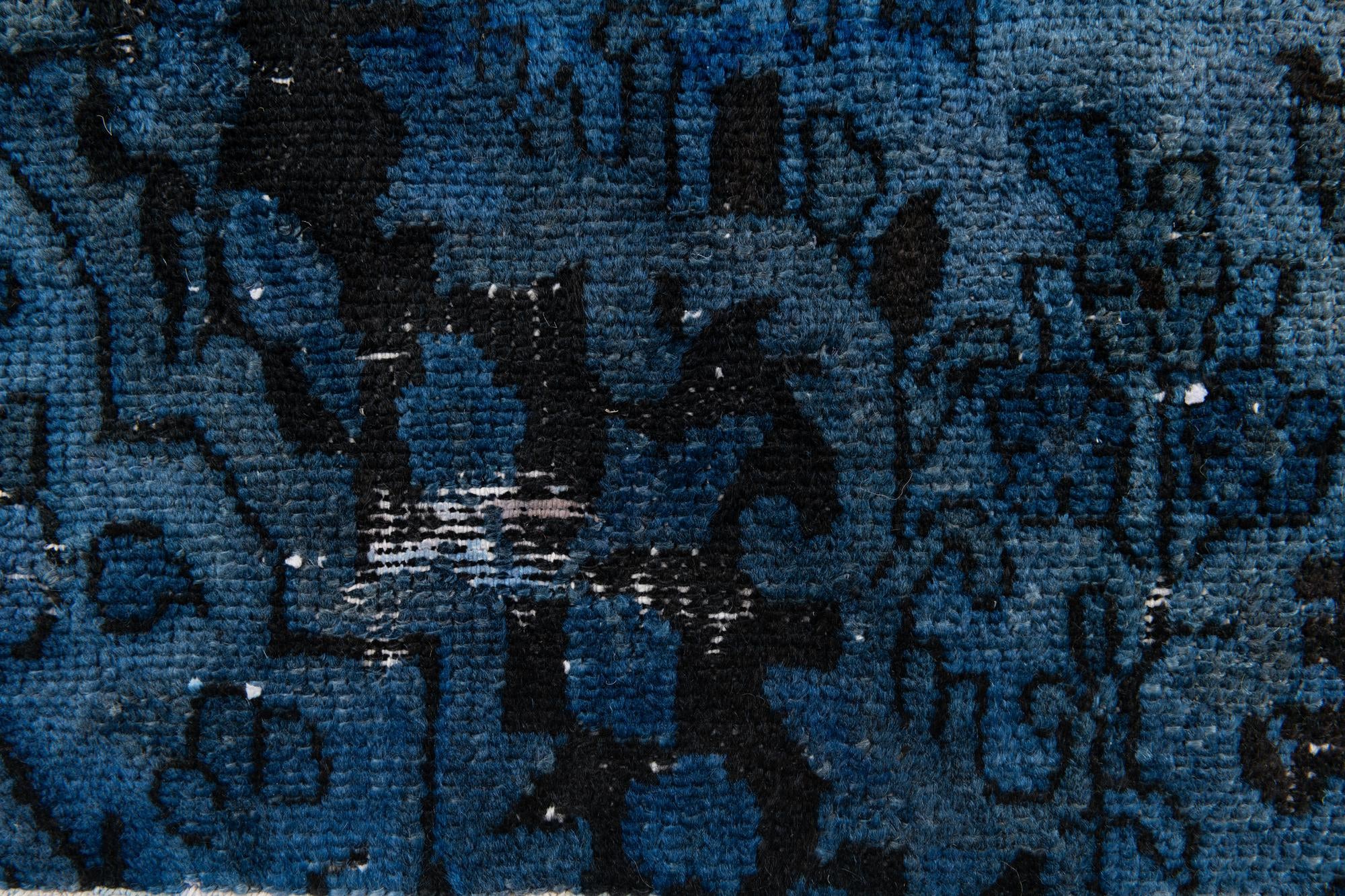 4' 7 x 6' 8 Hand Knotted Ultra Vintage Persian Wool Rug