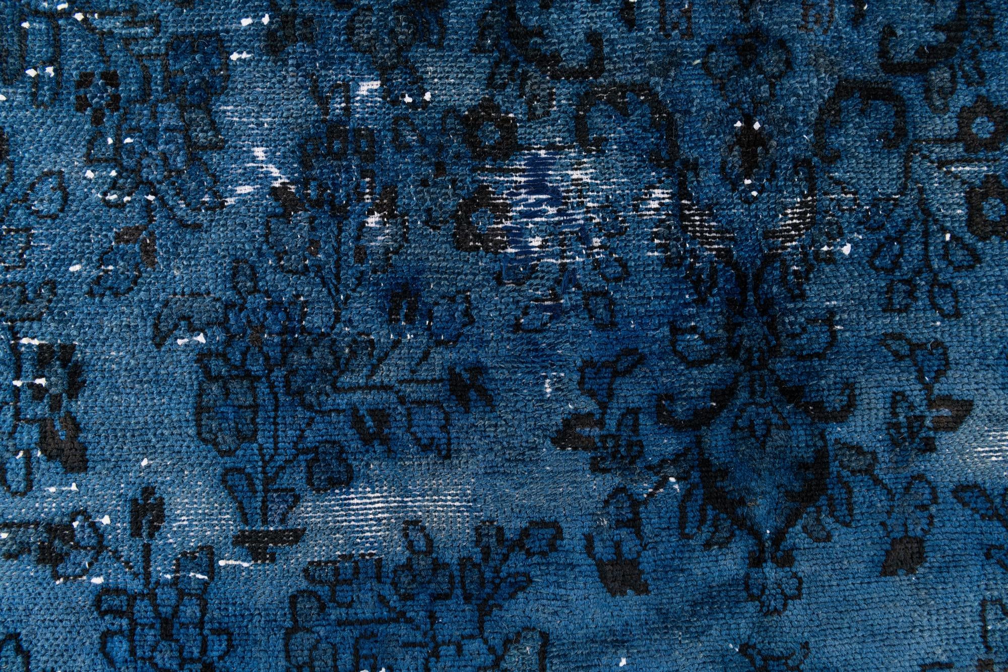 4' 7 x 6' 8 Hand Knotted Ultra Vintage Persian Wool Rug