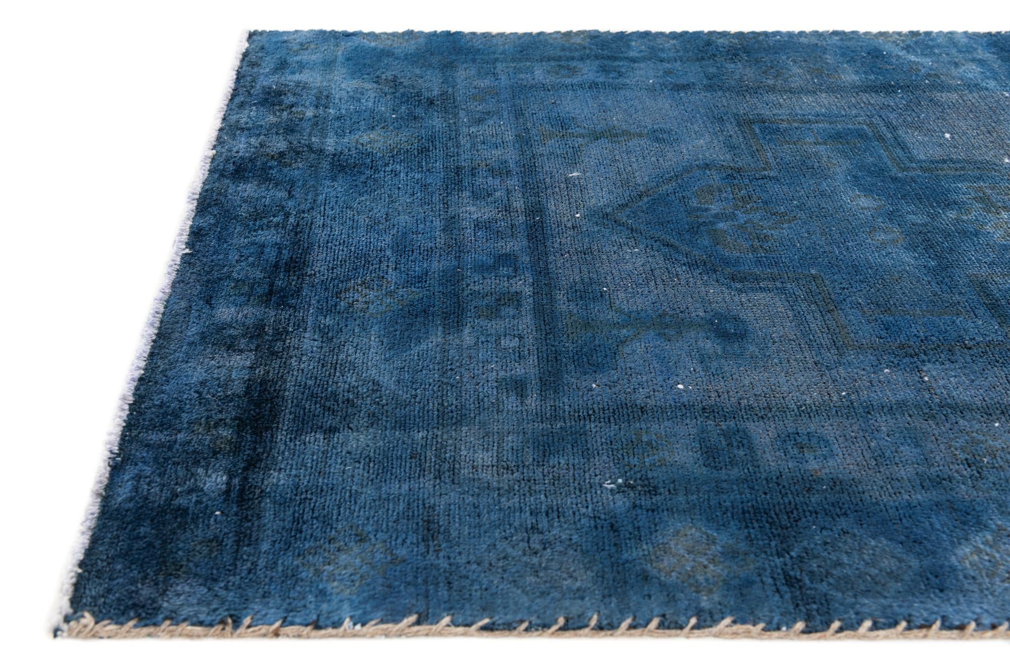 95cm x 175cm Hand Knotted Ultra Vintage Persian Wool Rug