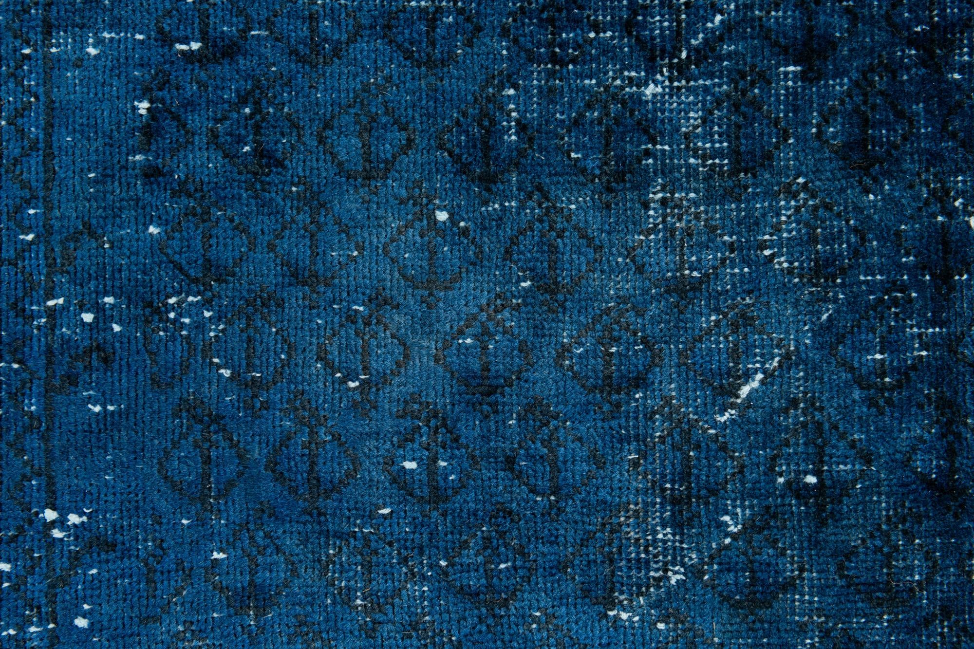 4' 3 x 6' 2 Hand Knotted Ultra Vintage Persian Wool Rug