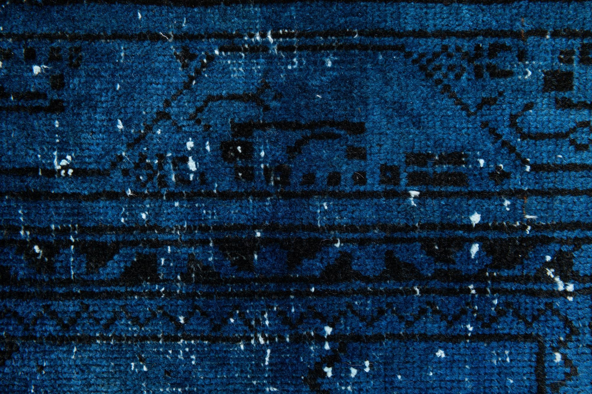 4' 3 x 6' 2 Hand Knotted Ultra Vintage Persian Wool Rug