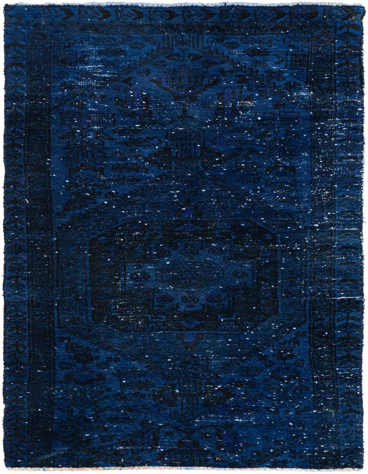 Detail image of 2' 8 x 5' 4 Hand Knotted Ultra Vintage Persian Wool Rug