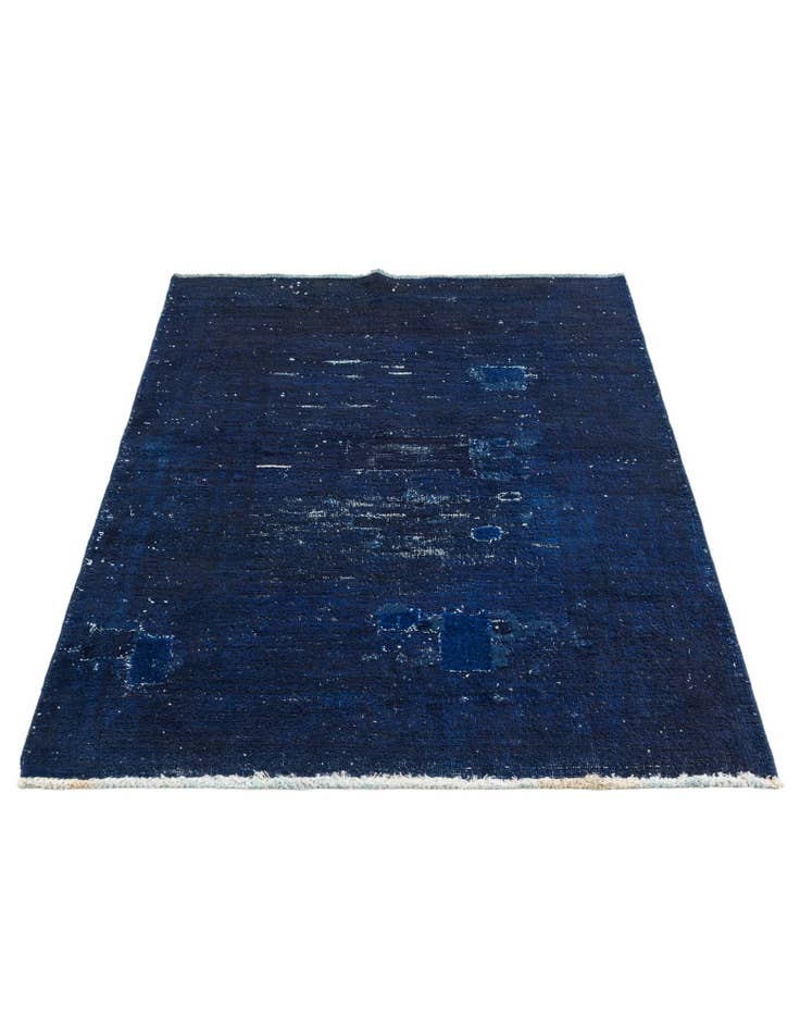 Detail image of 3' 5 x 4' 9  Hand Knotted Ultra Vintage Persian Wool Rug