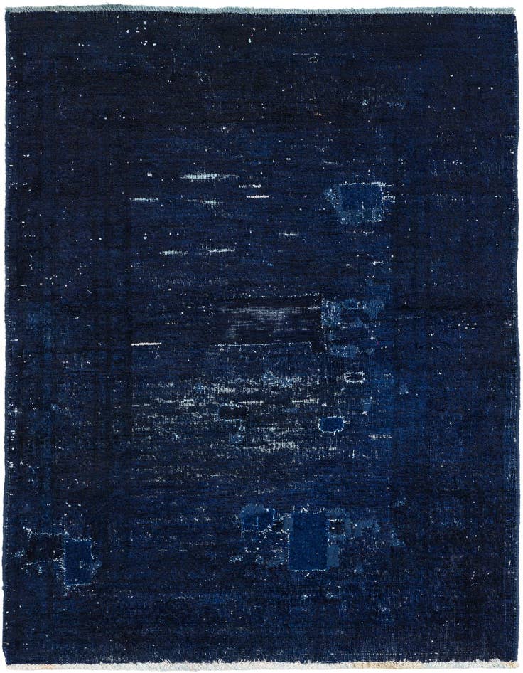 Detail image of 3' 5 x 4' 9 Hand Knotted Ultra Vintage Persian Wool Rug