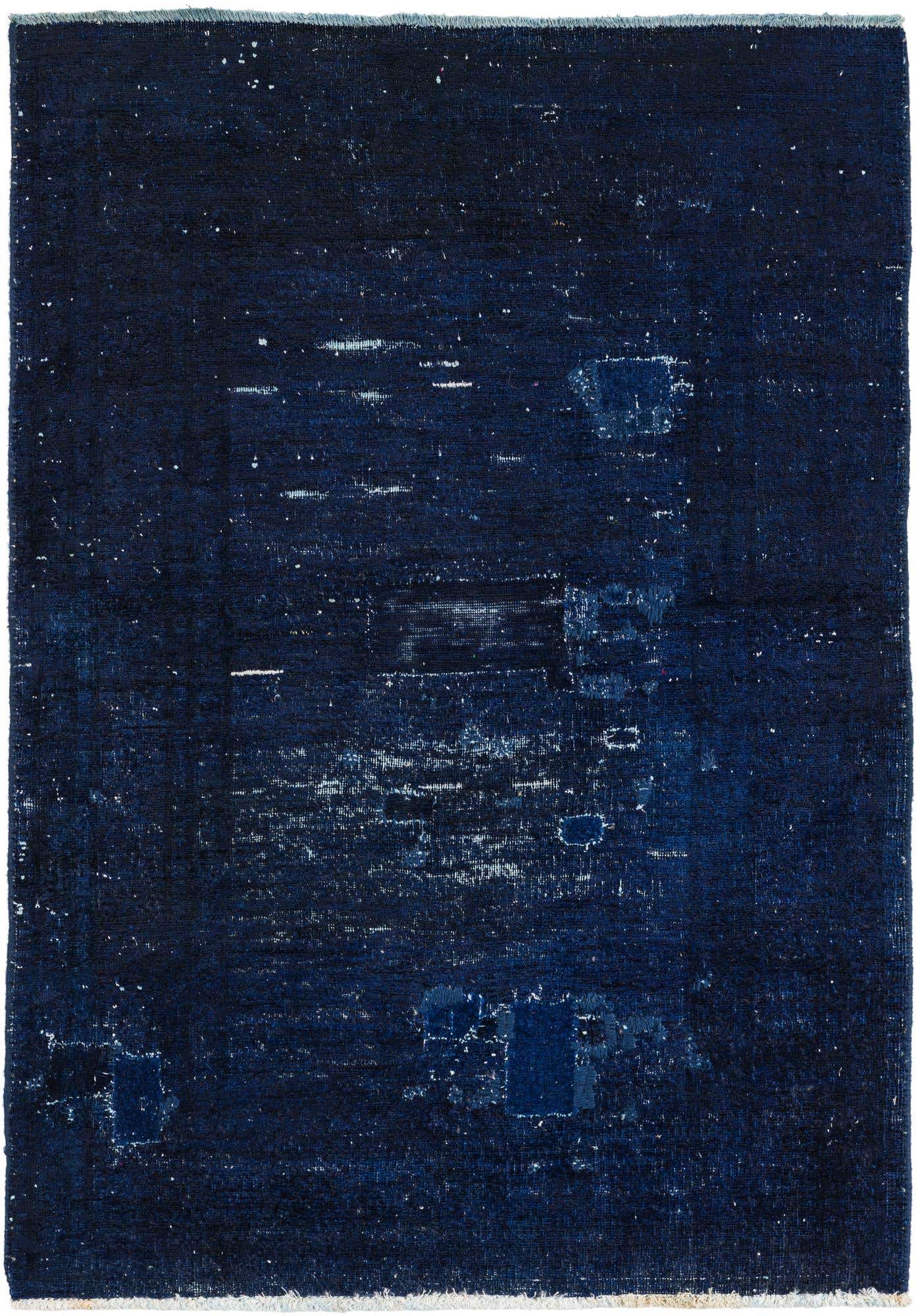 3' 5 x 4' 9 Hand Knotted Ultra Vintage Persian Wool Rug