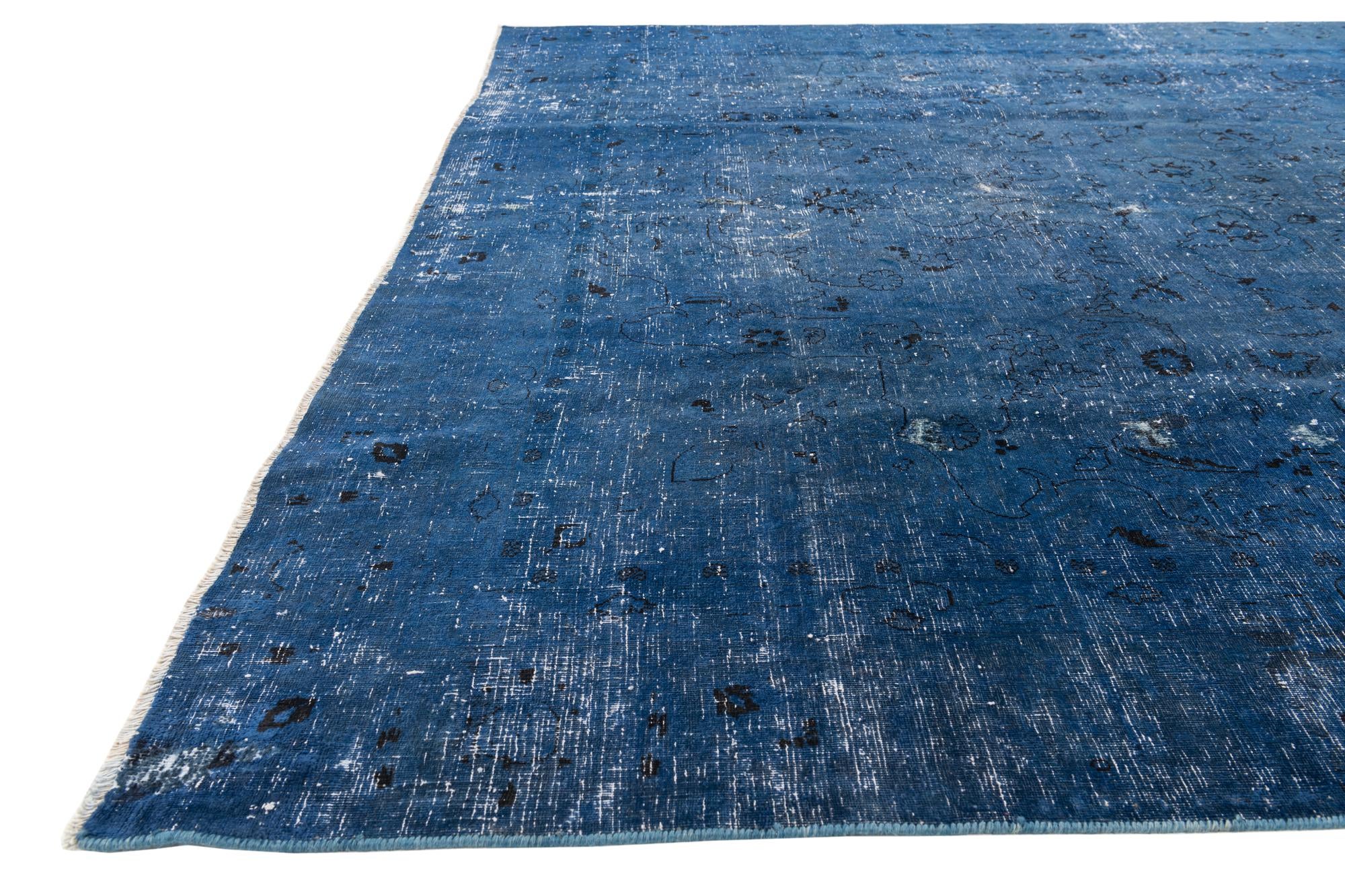 8' 10 x 11' 7 Hand Knotted Ultra Vintage Persian Wool Rug