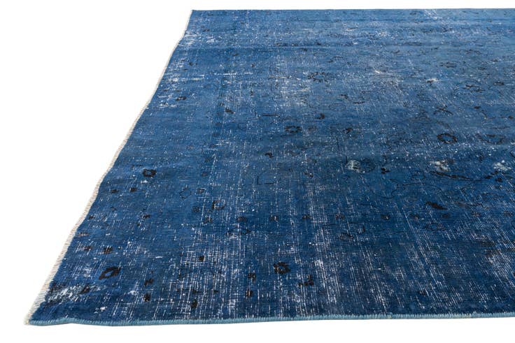 Detail image of 8' 10 x 11' 7 Hand Knotted Ultra Vintage Persian Wool Rug