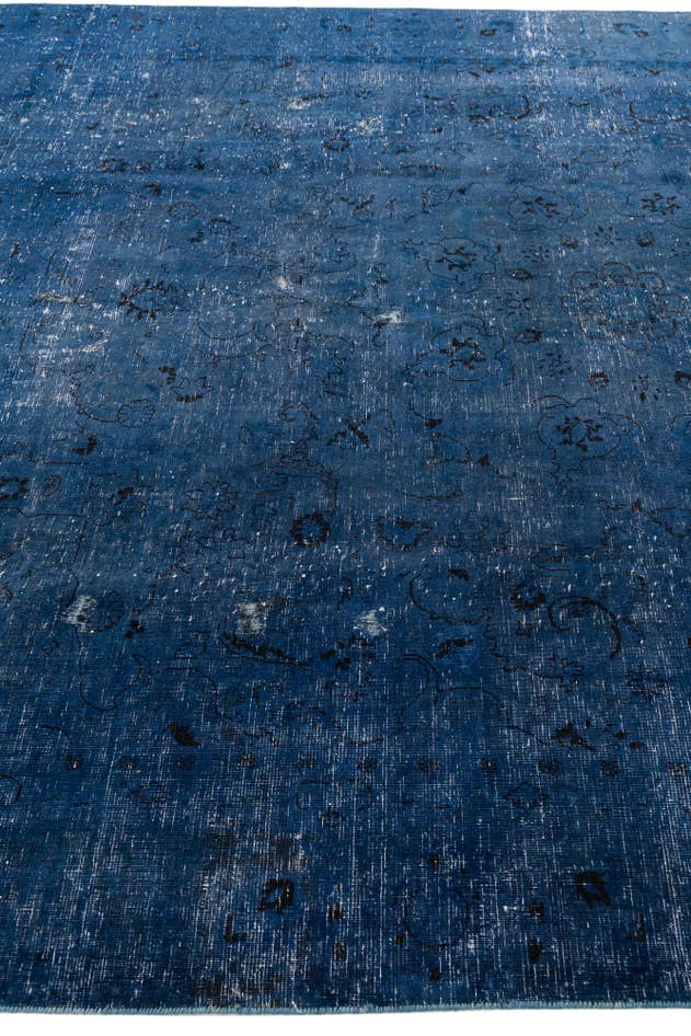 Detail image of 8' 10 x 11' 7 Hand Knotted Ultra Vintage Persian Wool Rug