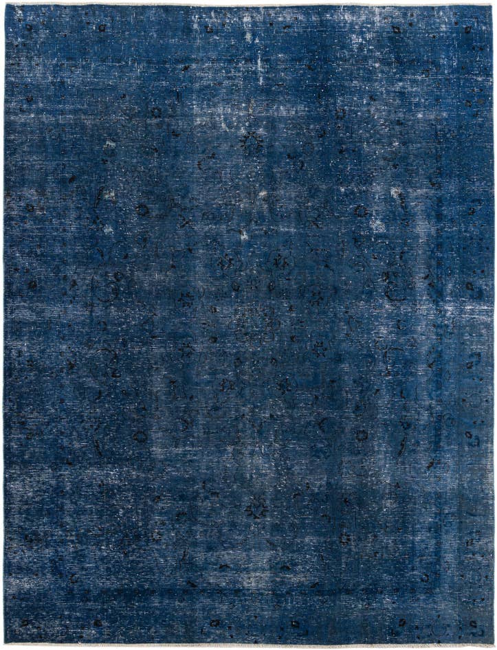 Detail image of 8' 10 x 11' 7 Hand Knotted Ultra Vintage Persian Wool Rug