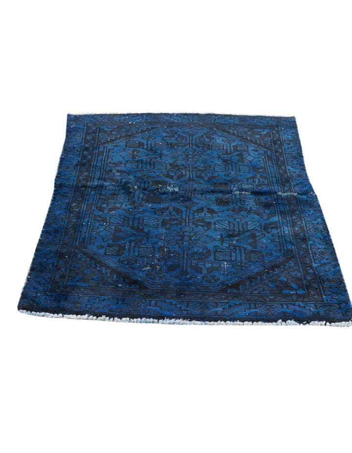 3' 1 x 4' 2 Hand Knotted Ultra Vintage Persian Wool Rug