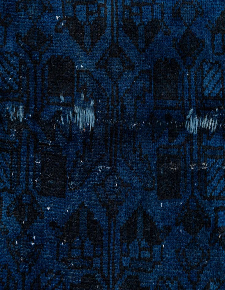 Detail image of 3' 1 x 4' 2  Hand Knotted Ultra Vintage Persian Wool Rug