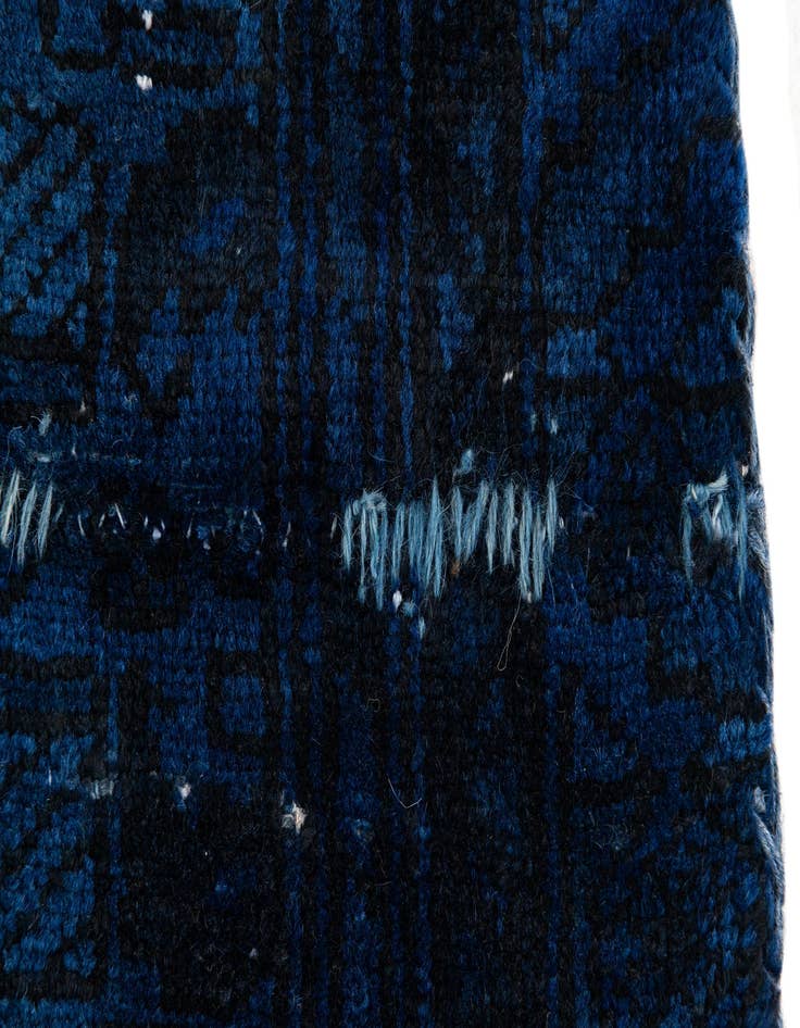 Detail image of 3' 1 x 4' 2  Hand Knotted Ultra Vintage Persian Wool Rug