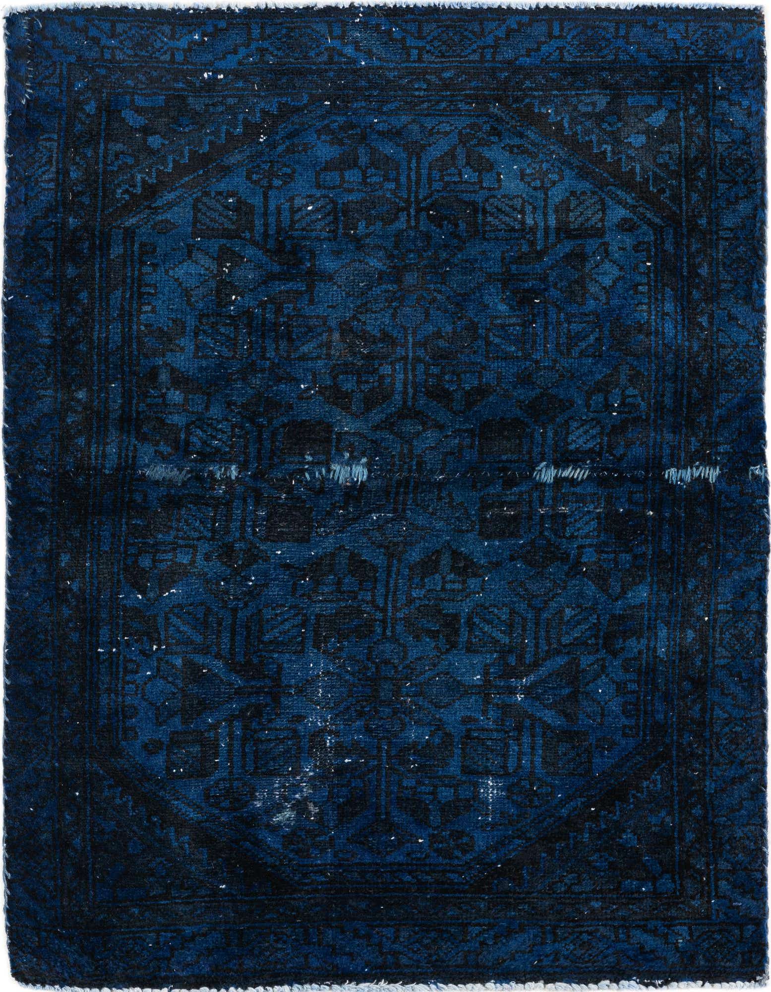 Primary image 3' 1 x 4' 2  Hand Knotted Ultra Vintage Persian Wool Rug