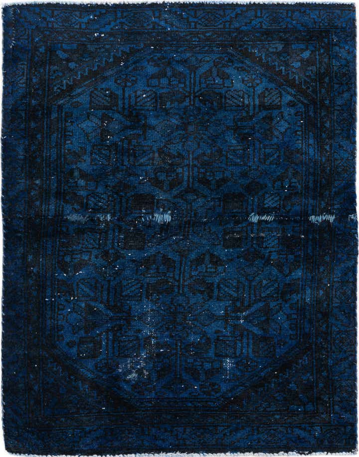 3' 1 x 4' 2 Hand Knotted Ultra Vintage Persian Wool Rug