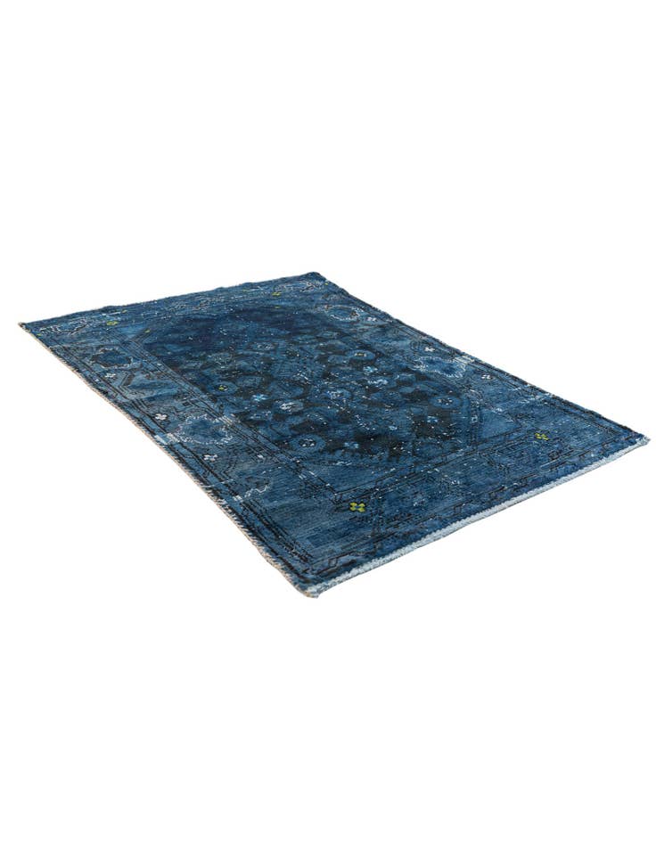 Detail image of 3' 2 x 4' 7 Hand Knotted Ultra Vintage Persian Wool Rug