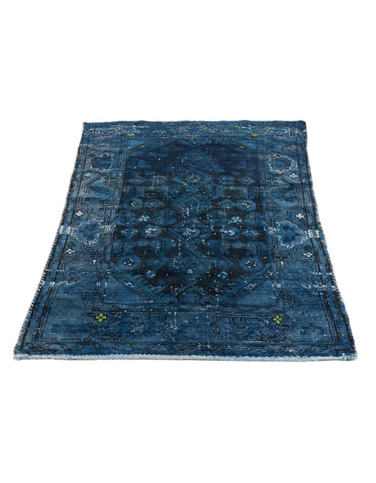 Detail image of 3' 2 x 4' 7 Hand Knotted Ultra Vintage Persian Wool Rug