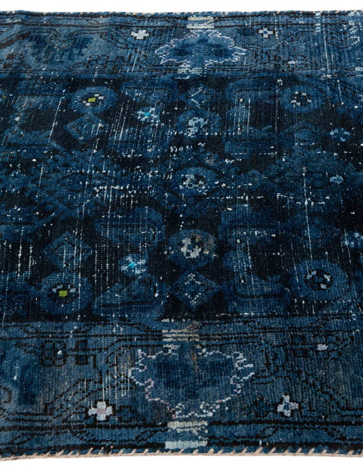 Detail image of 3' 2 x 4' 7  Hand Knotted Ultra Vintage Persian Wool Rug