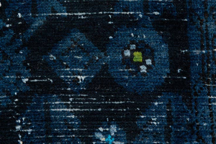 Detail image of 3' 2 x 4' 7 Hand Knotted Ultra Vintage Persian Wool Rug