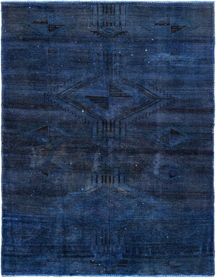 Detail image of 3' 4 x 6' 1 Hand Knotted Ultra Vintage Persian Wool Rug