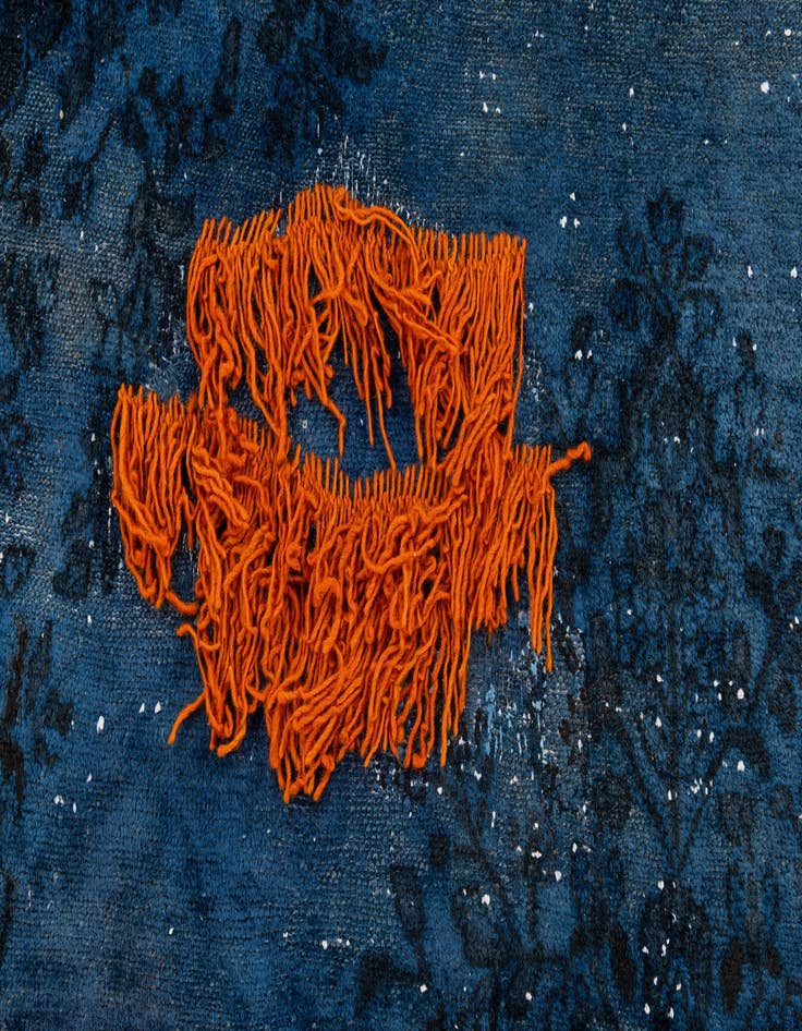 Detail image of 10' 6 x 13' 2  Hand Knotted Ultra Vintage Persian Wool Rug