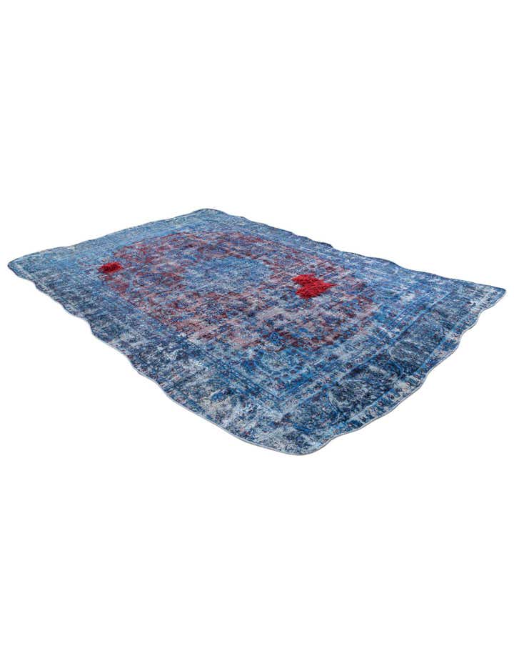 7' 6 x 11' 2 Hand Knotted Ultra Vintage Persian Wool Rug