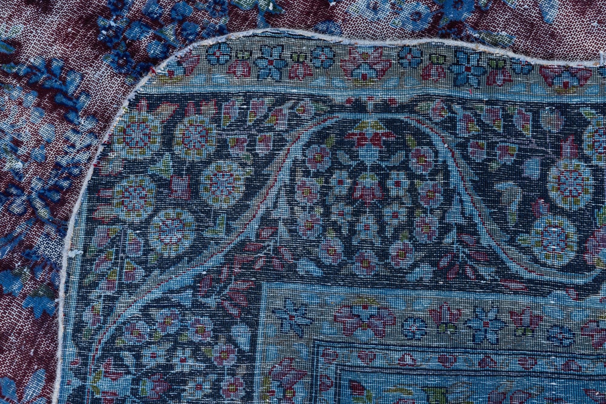 7' 6 x 11' 2 Hand Knotted Ultra Vintage Persian Wool Rug