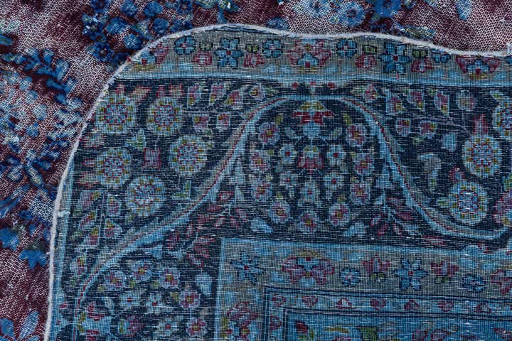 7' 6 x 11' 2 Hand Knotted Ultra Vintage Persian Wool Rug