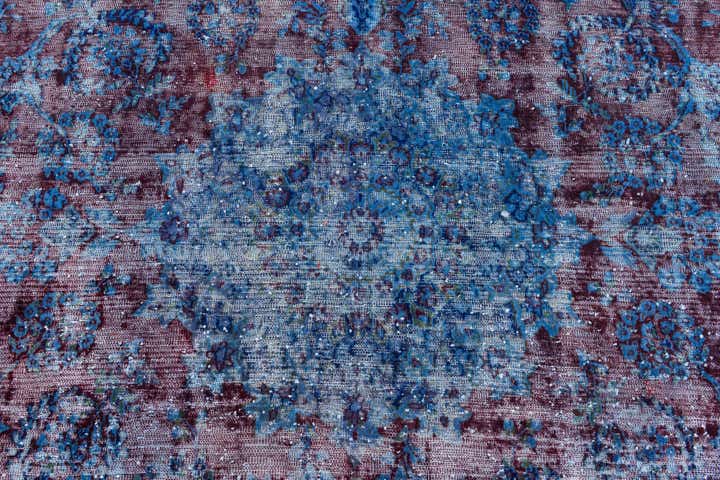7' 6 x 11' 2 Hand Knotted Ultra Vintage Persian Wool Rug