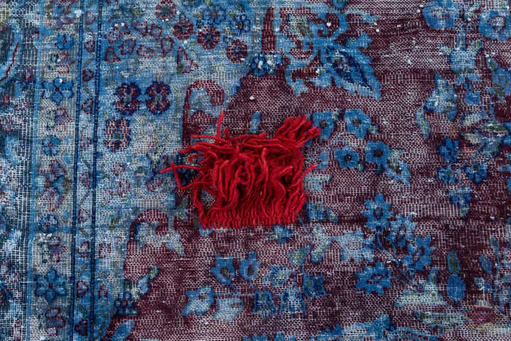 7' 6 x 11' 2 Hand Knotted Ultra Vintage Persian Wool Rug