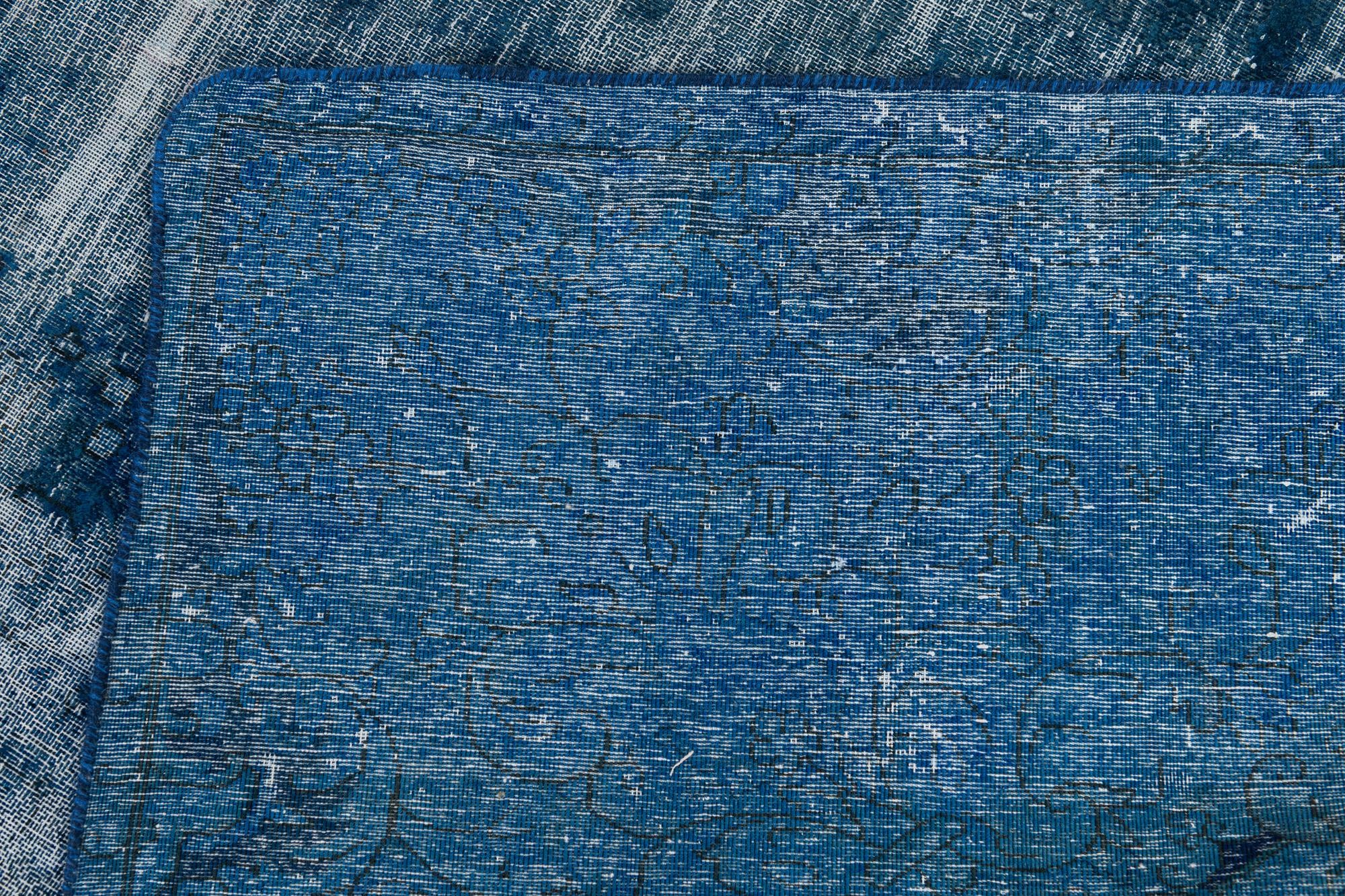 9' 7 x 12' 10 Hand Knotted Ultra Vintage Persian Wool Rug
