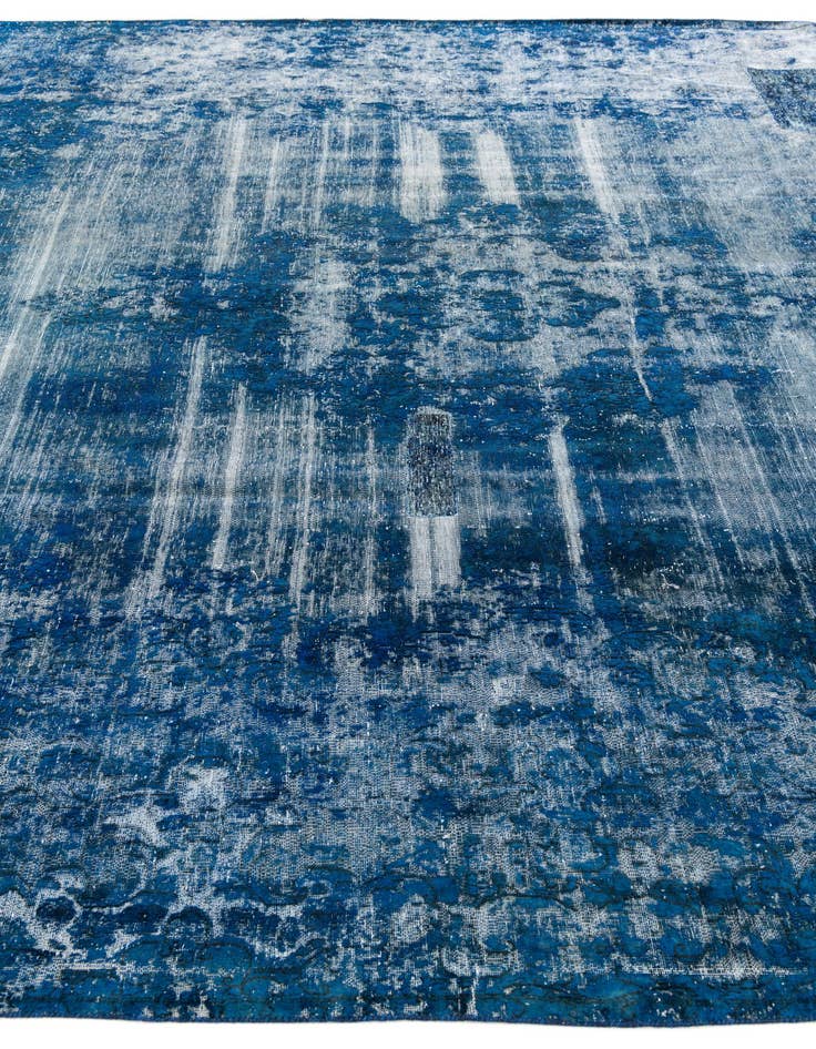 Detail image of 9' 7 x 12' 10  Hand Knotted Ultra Vintage Persian Wool Rug