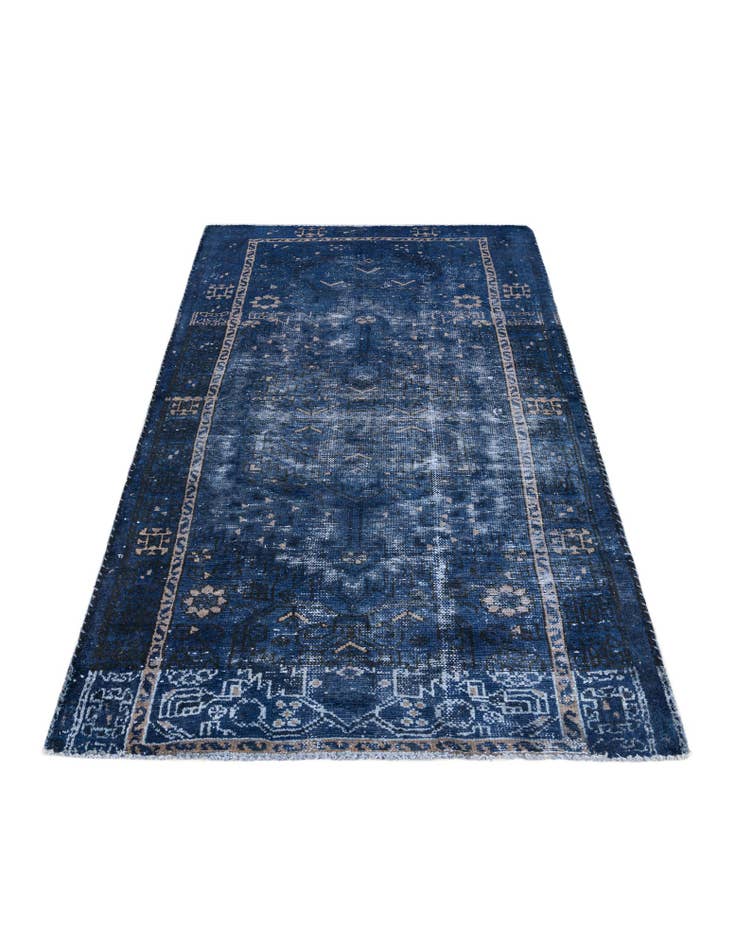 Detail image of 3' 5 x 6'  Hand Knotted Ultra Vintage Persian Wool Rug