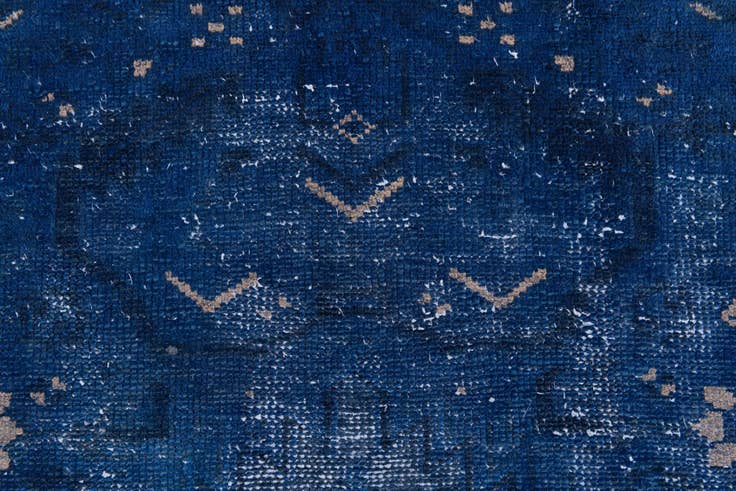 Detail image of 3' 5 x 6' Hand Knotted Ultra Vintage Persian Wool Rug